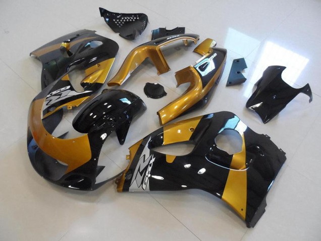 1996-2000 Gold Suzuki GSXR 600 Motorcycle Fairings & Bodywork 1996-2000 Gold Suzuki GSXR 600 Motorcycle Fairings & Bodywork