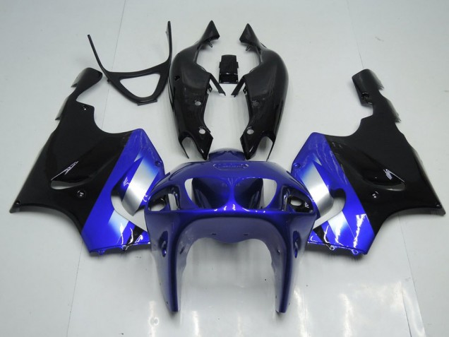 1996-2002 Blue and Black Kawasaki Ninja ZX7R Motorcycle Fairings & Bodywork