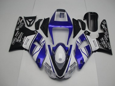 1998-1999 Blue White Black Yamaha YZF R1 Motorcycle Fairings