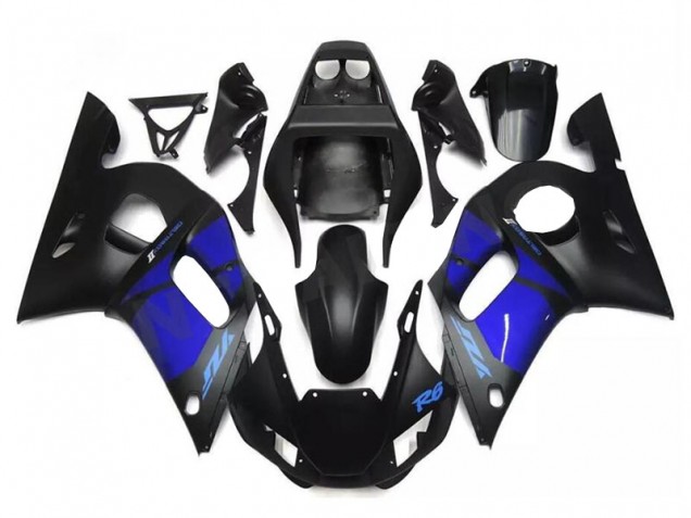 1998-2002 Blue Black Yamaha YZF R6 Fairing Kit & Bodywork