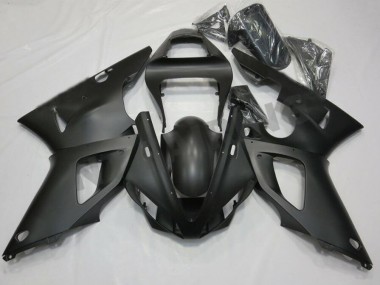 2000-2001 Matte Black Yamaha YZF R1 Motorcycle Fairings & Bodywork