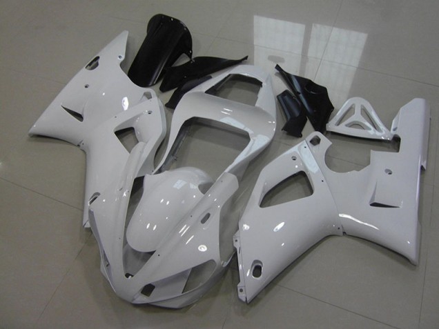 2000-2001 Pearl White Yamaha YZF R1 Motorcycle Fairings