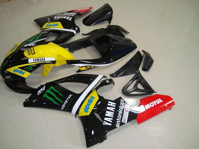 2000-2001 Yellow Monster Yamaha YZF R1 Motorcycle Fairings
