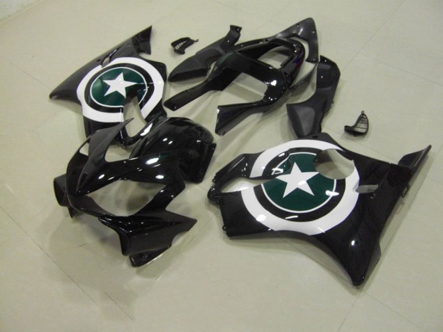 2001-2003 Black Honda CBR600 F4i Motorcycle Fairings 2001-2003 Black Honda CBR600 F4i Motorcycle Fairings