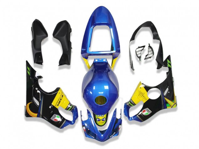 2001-2003 Blue Shark Honda CBR600 F4i Motorcycle Fairings 2001-2003 Blue Shark Honda CBR600 F4i Motorcycle Fairings