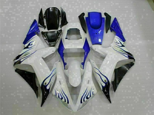 2002-2003 White Yamaha YZF R1 Motorcycle Fairings