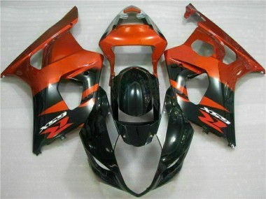 2003-2004 Brown Black Suzuki GSXR 1000 Motorcycle Fairings & Bodywork