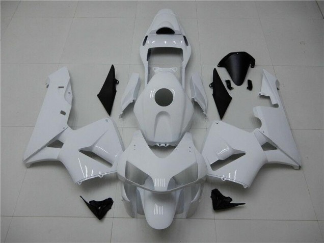 2003-2004 Glossy White Honda CBR600RR Motorcycle Fairings 2003-2004 Glossy White Honda CBR600RR Motorcycle Fairings