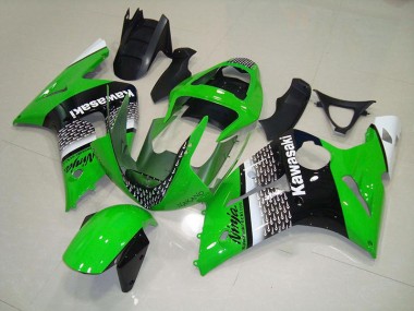 2003-2004 Green Nakano Kawasaki Ninja ZX6R Motorcycle Fairings