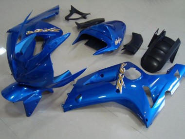 2003-2004 Light Blue Kawasaki Ninja ZX6R Motorcycle Fairings