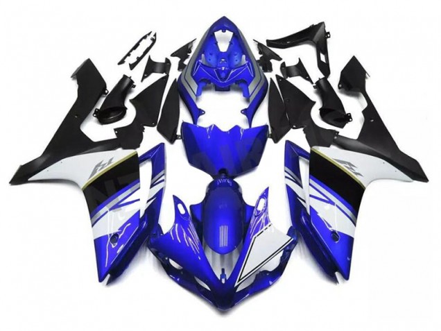 2004-2006 Blue White Black Yamaha YZF R1 Motorcycle Fairings