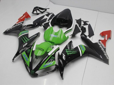 2004-2006 Monster Green Yamaha YZF R1 Motorcycle Fairings