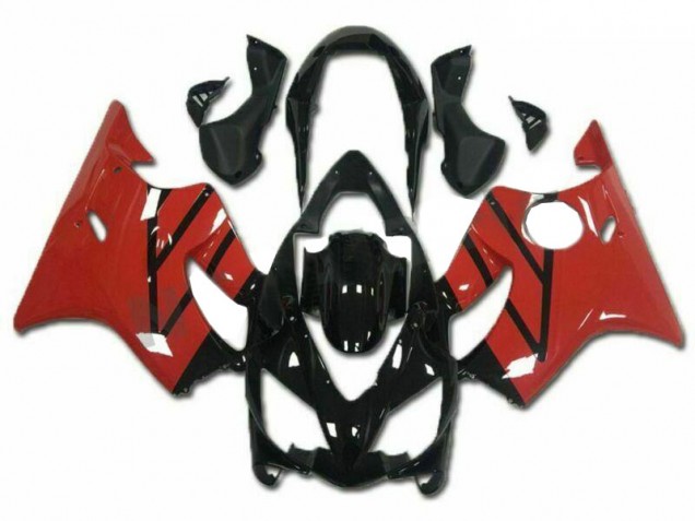 2004-2007 Red Black Honda CBR600 F4i Fairing Kit 2004-2007 Red Black Honda CBR600 F4i Fairing Kit