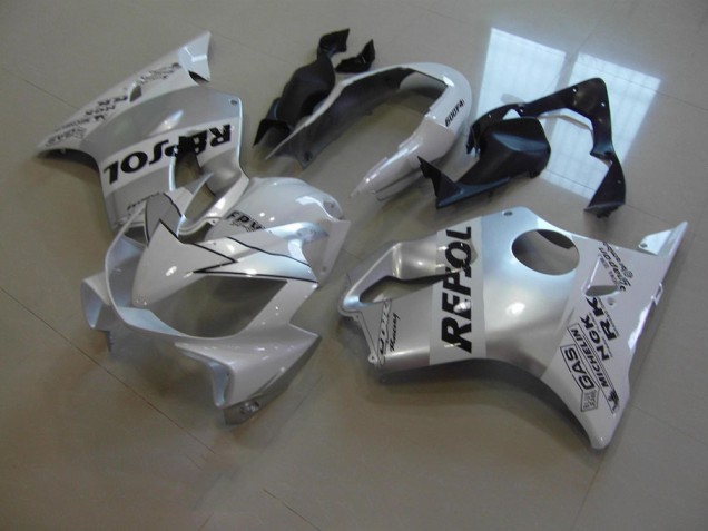 2004-2007 White Repsol Honda CBR600 F4i Motorcycle Fairings 2004-2007 White Repsol Honda CBR600 F4i Motorcycle Fairings