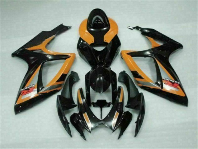 2006-2007 Black Orange Suzuki GSXR 600/750 Motorcycle Fairings 2006-2007 Black Orange Suzuki GSXR 600/750 Motorcycle Fairings