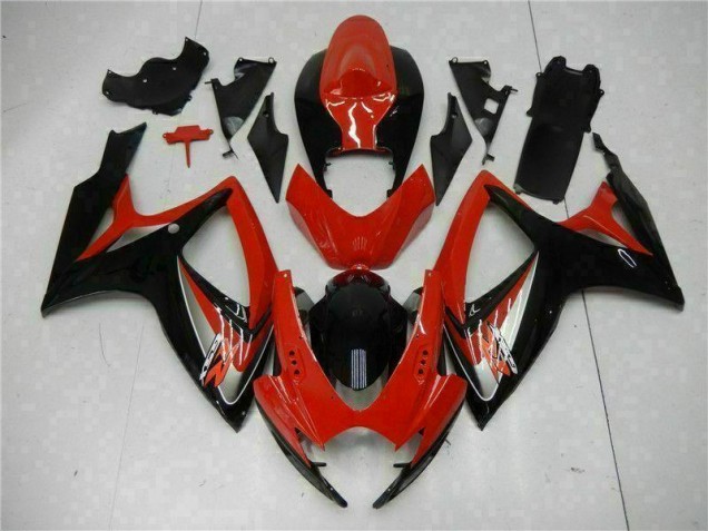 2006-2007 Red Suzuki GSXR 600/750 Plastics Fairing Kits 2006-2007 Red Suzuki GSXR 600/750 Plastics Fairing Kits