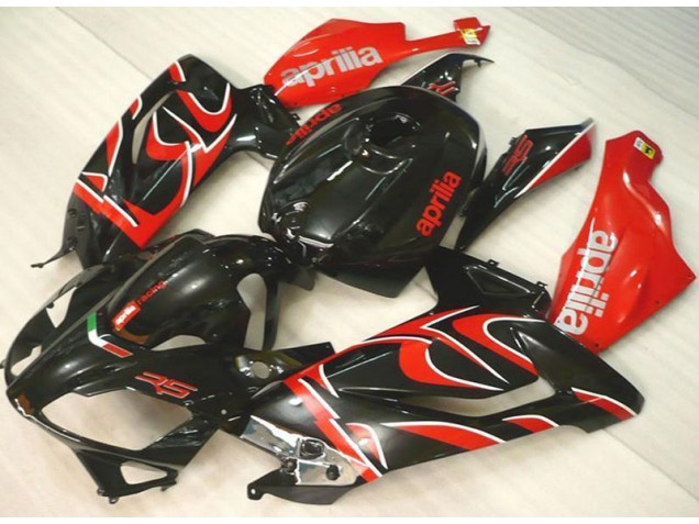 2006-2011 Black Red Aprilia RS125 Motorcycle Fairings 2006-2011 Black Red Aprilia RS125 Motorcycle Fairings