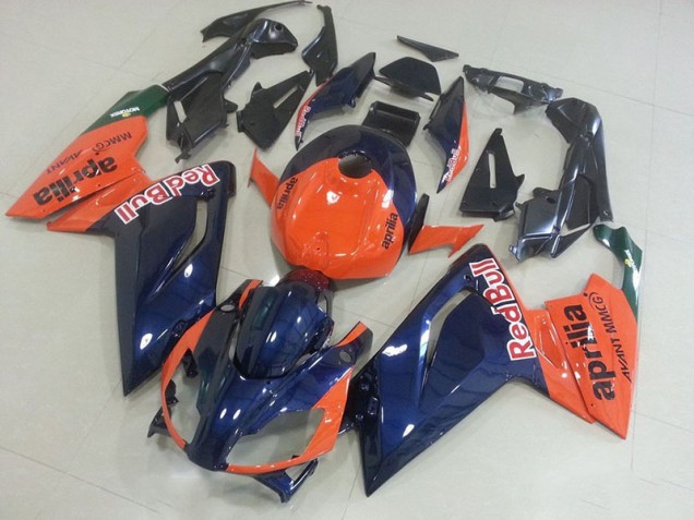 2006-2011 Orange and Dark Blue Aprilia RS125 Motorcycle Fairings 2006-2011 Orange and Dark Blue Aprilia RS125 Motorcycle Fairings