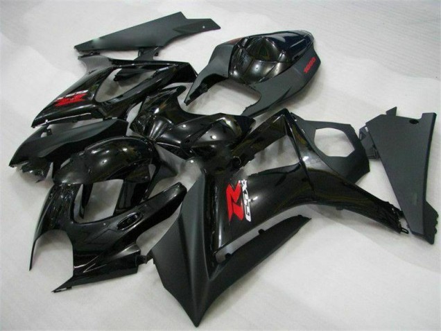 2007-2008 Black Suzuki GSXR 1000 Motorcycle Fairings & Bodywork 2007-2008 Black Suzuki GSXR 1000 Motorcycle Fairings & Bodywork