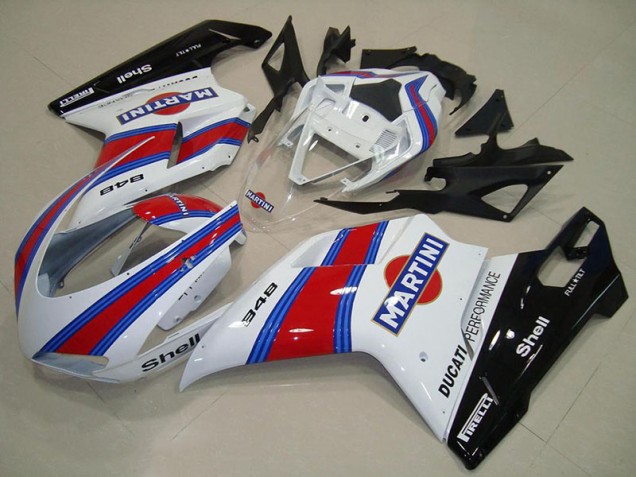 2007-2012 Martini Ducati 848 1098 1198 Motorcycle Fairings 2007-2012 Martini Ducati 848 1098 1198 Motorcycle Fairings