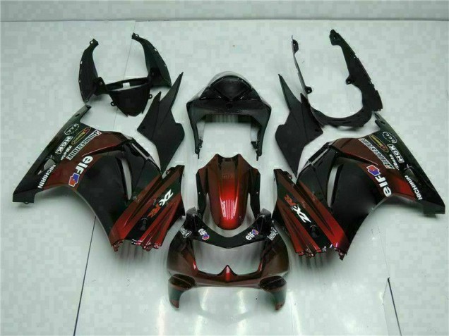 2008-2012 Black Kawasaki Ninja EX250 Motorcycle Fairings