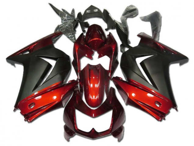 2008-2012 Red Grey Kawasaki Ninja EX250 Motorcycle Fairings