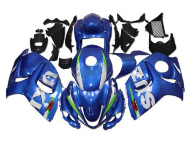 2008-2019 Blue White Suzuki GSXR 1300 Motorcycle Fairings & Bodywork 2008-2019 Blue White Suzuki GSXR 1300 Motorcycle Fairings & Bodywork