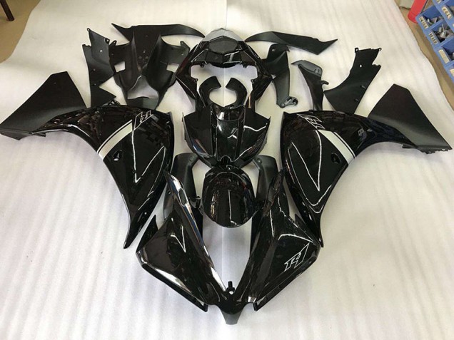 2009-2011 Glossy Black Yamaha YZF R1 Motorcycle Fairings & Bodywork 2009-2011 Glossy Black Yamaha YZF R1 Motorcycle Fairings & Bodywork
