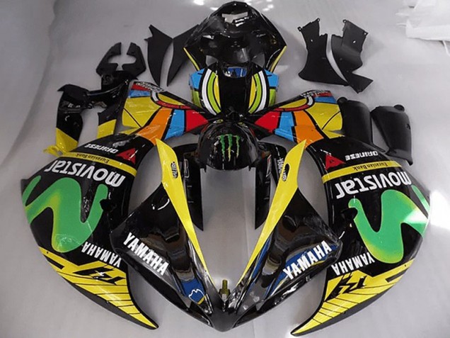 2009-2011 Rossi Moviestar Yamaha YZF R1 Motorcycle Fairings 2009-2011 Rossi Moviestar Yamaha YZF R1 Motorcycle Fairings