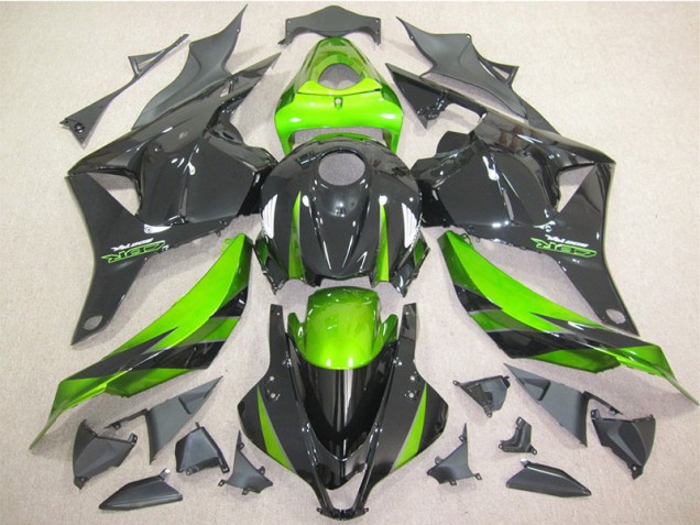 2009-2012 Black Green Honda CBR600RR Motorcycle Fairings 2009-2012 Black Green Honda CBR600RR Motorcycle Fairings