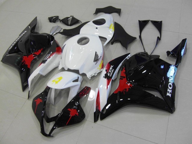 2009-2012 Black Red White Honda CBR600RR Motorcycle Fairings 2009-2012 Black Red White Honda CBR600RR Motorcycle Fairings