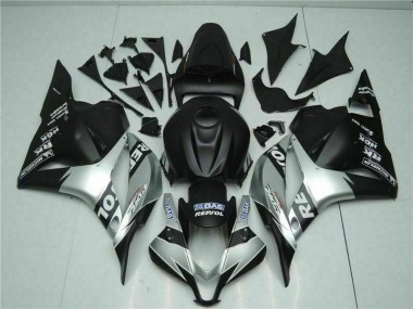 2009-2012 Black Silver Honda CBR600RR Motorcycle Fairings & Bodywork