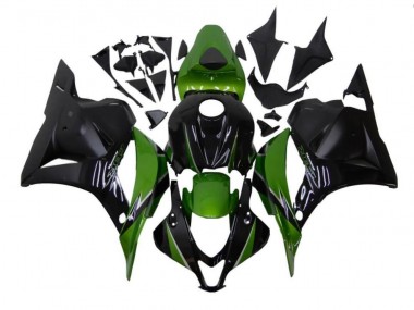 2009-2012 Green Black Honda CBR600RR Motorcycle Fairings