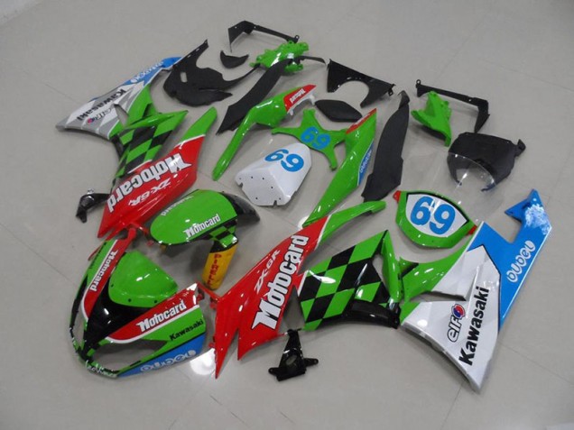 2009-2012 Motocard Kawasaki Ninja ZX6R Motorcycle Fairings