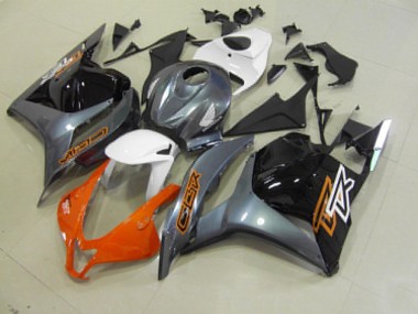 2009-2012 Orange Grey Black Honda CBR600RR Motorcycle Fairings