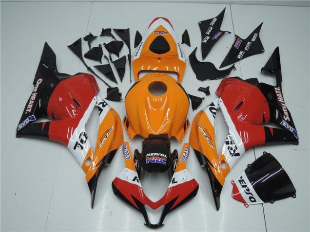 2009-2012 Orange Red Black Honda CBR600RR Motorcycle Fairings 2009-2012 Orange Red Black Honda CBR600RR Motorcycle Fairings