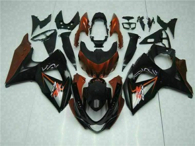 2009-2016 Brown Black Suzuki GSXR1000 Motorcycle Fairings