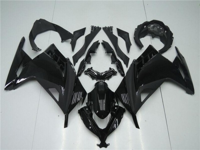 2013-2016 Glossy Matte Black Kawasaki Ninja EX300 Motorcycle Fairings