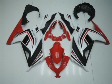 2013-2016 Red White Black Kawasaki Ninja EX300 Motorcycle Fairings