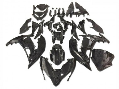 2017-2019 Glossy Black Kawasaki Ninja EX650 Motorcycle Fairings